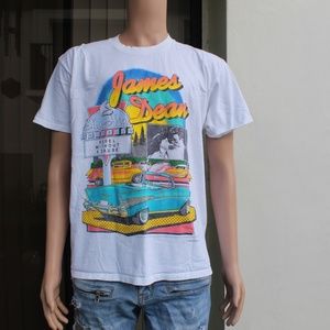 Vintage James Dean chevy t-shirt